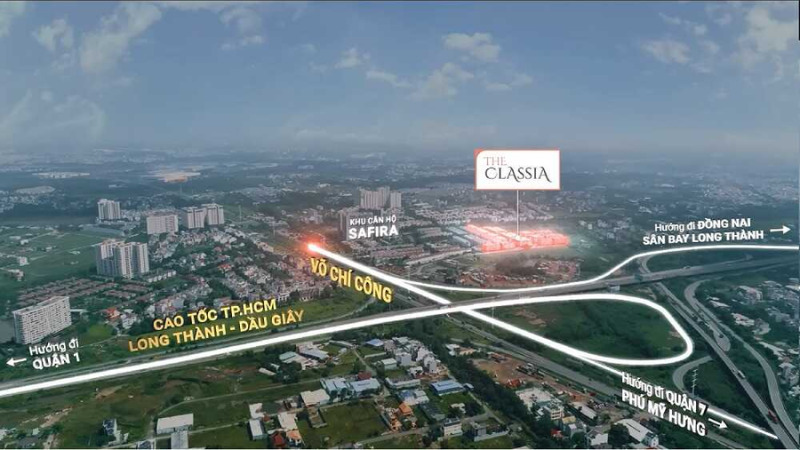 Lợi ích vị trí The Classia Khang Điền