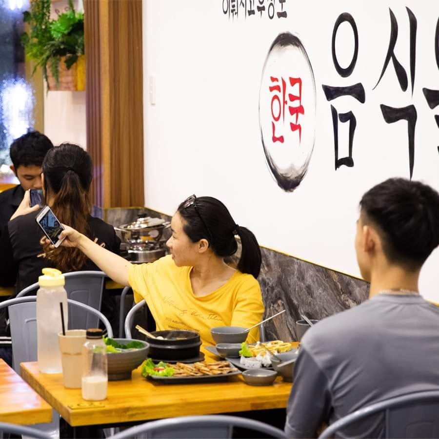 Set cơm văn phòng kiểu Hàn tại Hancook